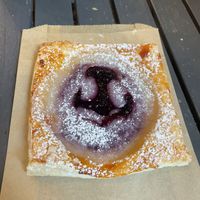 Vegan berry tarte   at Just Baked  in Paso Robles