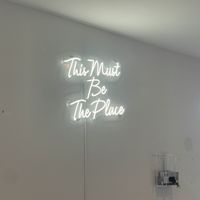 Cute neon sign   at Just Baked  in Paso Robles