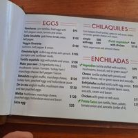 Breakfast menu at Bajo Café - Quinta in Playa Del Carmen