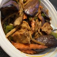 Eggplant with tofuu  at Srijom's Place Thai Restaurant in Bloomsburg