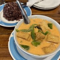 I’m so serious when I say this might be one of the best meals I’ve ever had (pumpkin curry with tofu and brown rice)  at Srijom's Place Thai Restaurant in Bloomsburg