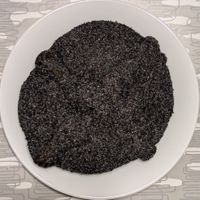 black sugar-coated pan de muerto at La Casa de Mamá - Pop Up in Portland