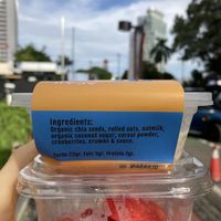 Overnight oats  at Acaii Tea - Central Park Mall in Jakarta