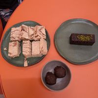Halva, Ferrero ball, keto bar(this one is so good!!!) at Wild Souls - Dubail Mall in Dubai