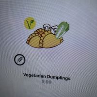 8pcs vegan dumplings 9,99€  at Uncle Wang Dumplings in Rotterdam