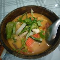 Tom Kha soup at Morning Glory in Chiang Mai