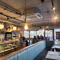 Indoor seating  at Caffè Nero in Sligo