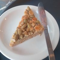 Vegan granola flapjack at Caffè Nero in Sligo