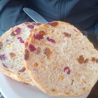Vegan tea cake at Caffè Nero in Sligo