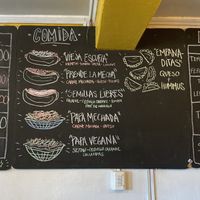 Menu  at Cerveza Rebelion in Chile Chico