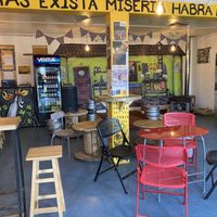 Inside  at Cerveza Rebelion in Chile Chico