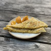 Breaky roti  at Cooper's Co-op Cafe in Portland