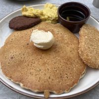 American Pancake Combo  at Cooper's Co-op Cafe in Portland