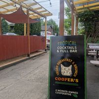  at Cooper's Co-op Cafe in Portland