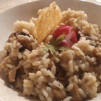 Mushroom risotto at Gostisce Tulipan in Lesce