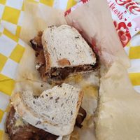 Rueben sandwich at Village Farmacy  in Poland