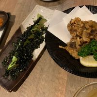 Delicious karaage and avocado with Nori - ask for no honey*   at Monzen Terrace Enya in Nagano