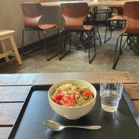 Vegan loco moco. I prefer more saucy one but thank you for providing vegan food in Meguro!  at Communita Cafe in Tokyo