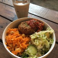   at Communita Cafe in Tokyo