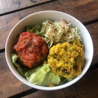   at Communita Cafe in Tokyo