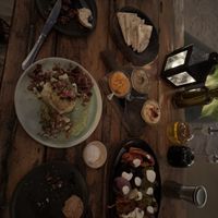 (Ignore the aioli on veg) as with an Omni for the meal  at Mandarina Seaside Restaurant in Holbox