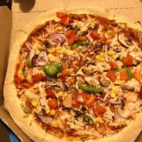Vegan vegetable pizza   at Domino's Pizza in Inverness