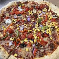 Vegan pizza  #Veganuary at Domino's Pizza in Inverness
