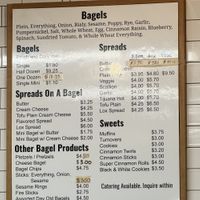 Menu  at NY Bagel & Deli  in Santa Monica