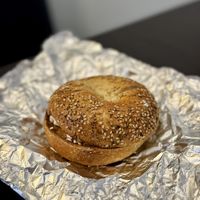 Bagel with Tofutti   at NY Bagel & Deli  in Santa Monica