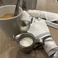 They bring oat milk for creamer on request   at Sweet Diner in Milwaukee