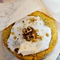 Carrot cake cookie at Dat Cookie in Berlin