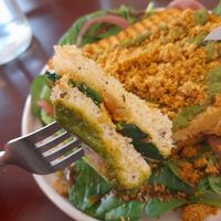 Grilled Cheese aux épinards vegan at Inzu in Marseille