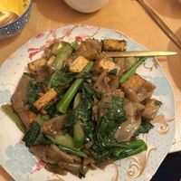 Tofu Pad See Ew with Chinese Broccoli   at Rukdiew Cafe in Portland
