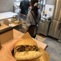   at Veggie Junkies Burger in Kobe