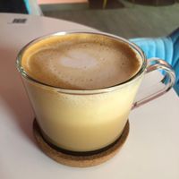 Cappuccino with oat milk #Veganuary at Ninna Homemade Bakery in Dubai