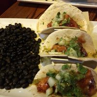 Vegan pork belly tacos (w/ tofu) at Grass Skirt Tiki Room in Columbus