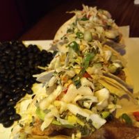 Teriyaki tofu tacos at Grass Skirt Tiki Room in Columbus