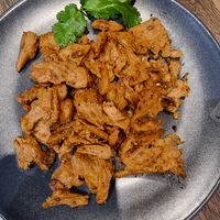 Plant-based meat at Happy Veggie - 天街素食 in Budapest