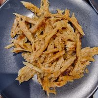 Savoury fried slices at Happy Veggie - 天街素食 in Budapest