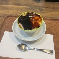 Caramel rice puddingg  at Happy Veggie - 天街素食 in Budapest