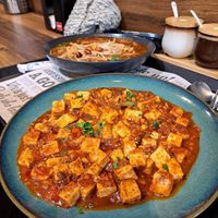 Vegan麻婆豆腐 at Happy Veggie - 天街素食 in Budapest