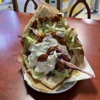 Seitan Kebab  at Döner King in Leipzig