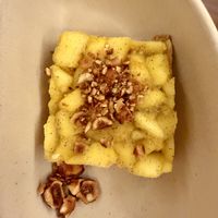 Miso apple pie  at Honest Greens - Las Ramblas in Barcelona