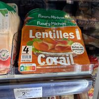 Vegetarian (has eggs) slices  at Petit Casino in Chamrousse