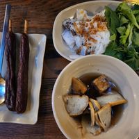 Bánh cuốn, nem lụi at Chay Vỉa Hè in Hanoi