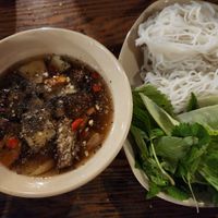 Bún chả at Chay Vỉa Hè in Hanoi