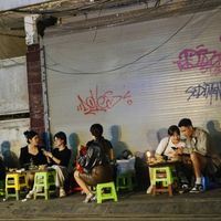   at Chay Vỉa Hè in Hanoi