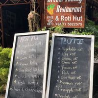 Vegetable / vegan roti & kottu  at Dream Family  in Tangalle