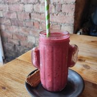 Berry smoothie at Orso in Leicester