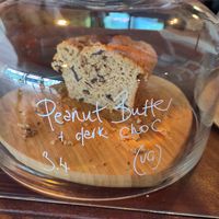 Peanut butter and choc cake at Orso in Leicester